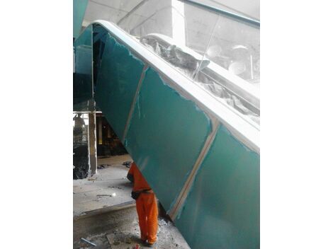 Fabrica de revestimento em aço inox para escada rolante
