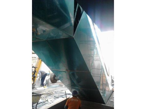 Fabricamos escada rolante com acabamento em aço inox 