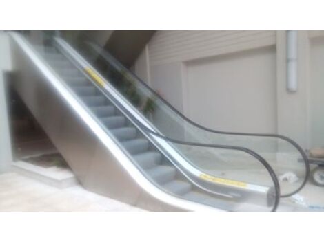 Manutenção chapas em aço inox  para escada  rolante