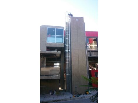 Fabricamos escada metalico marinheiro elevador interno de estação de trem na zona sul