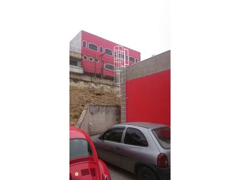 Fabrica de escada marinheiro para  empresa  com acesso ao telhado 