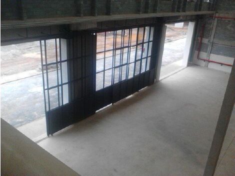 Fabrica de portão metalico  deslizante obra Vila do Samba
