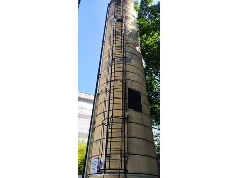 Fabrica escada marinheiro estrutura metalica  para escolas